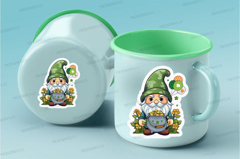 St patricks gnome Sticker Design Sublimation Regulrcrative 