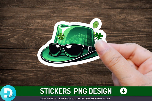 St patricks gnome Sticker Design Sublimation Regulrcrative 