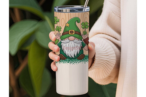 St. Patrick's Gnomes 20oz Tumbler Wrap Sublimation DesignSVG 