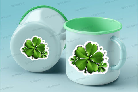 St Patricks Leaf Sticker Design Sublimation Regulrcrative 