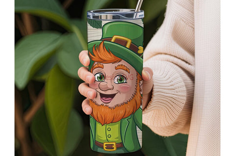 St. Patrick's Leprechaun 20oz Tumbler Sublimation DesignSVG 