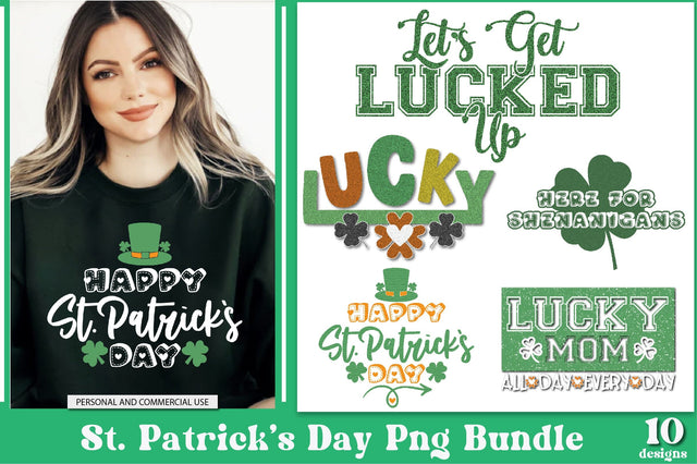 St. Patrick's PNG Bundle - Irish Day PNG Sublimation Creativeart88 