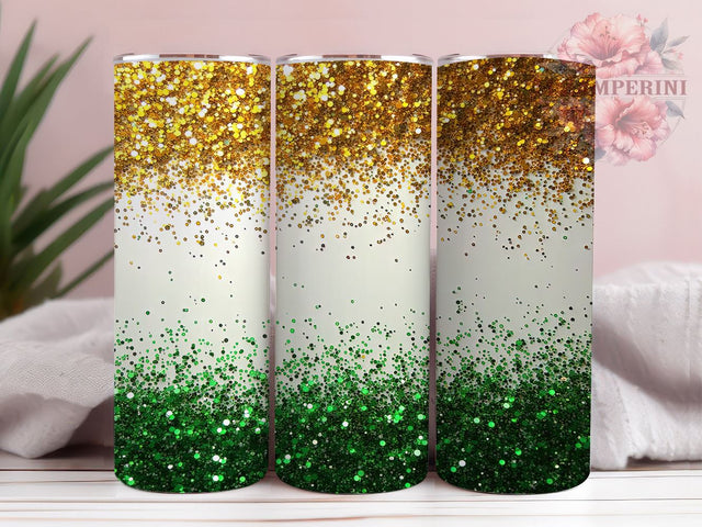 St. Patrick's Shamrock Irish Green Tumbler, Irish Tumbler Wrap, 20oz Tumbler, Shamrock Design, Irish Drinkware, Holiday Gifts Sublimation Li Zamperini 