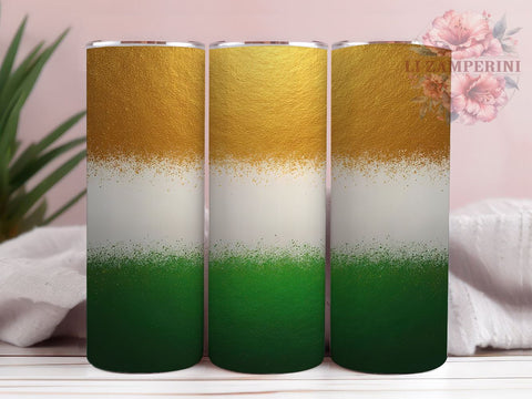 St. Patrick's Shamrock Irish Green Tumbler, Irish Tumbler Wrap, 20oz Tumbler, Shamrock Design, Irish Drinkware, Holiday Gifts Sublimation Li Zamperini 