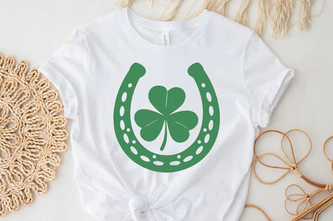 St patricks Shoe with clover St patrick's Day Quote SVG Tshirt Design, Irish svg SVG FiveStarCrafting 