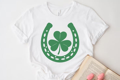 St patricks Shoe with clover St patrick's Day Quote SVG Tshirt Design, Irish svg SVG FiveStarCrafting 