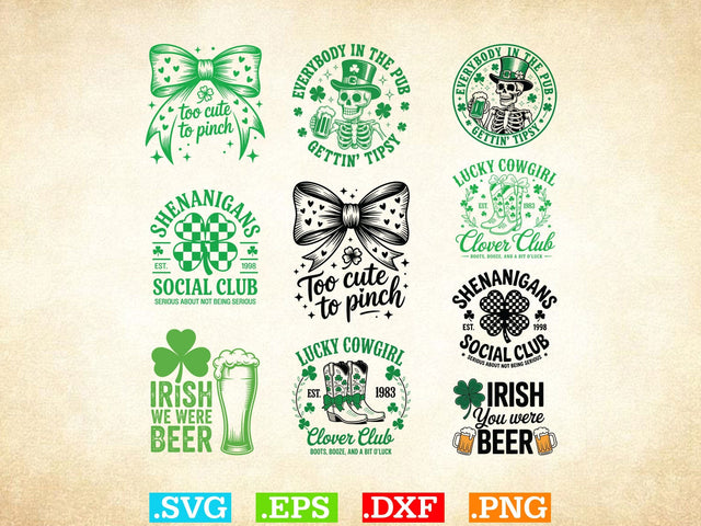 St PATRICKS SVG Bundle, Patricks Day Svg, Irish Shirt Svg SVG Creativeart88 