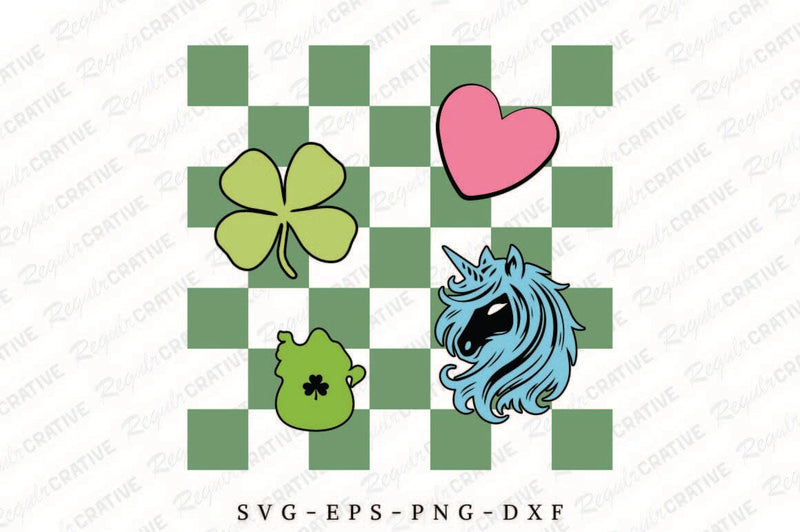 St. patrick's unicorn Vector SVG Design SVG Regulrcrative 