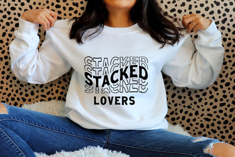 Stacked Font Font Dm Letter Studio 