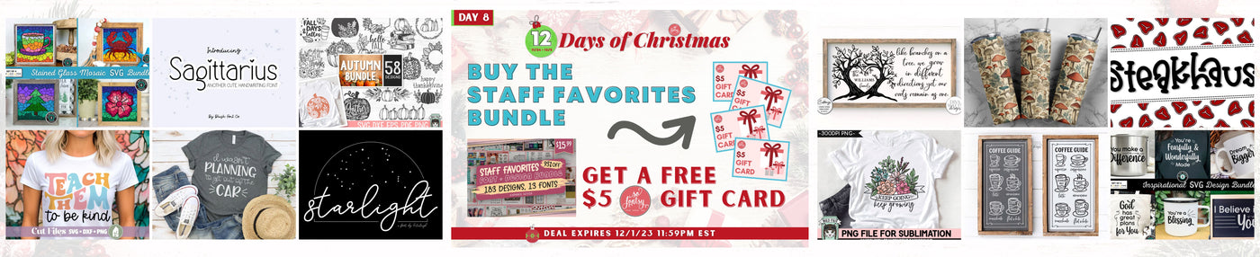 Staff Favorites Font + Design Bundle