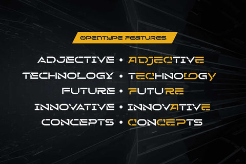 Stage Wander – Futuristic Font Arterfak Project 