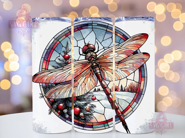 Stained Glass Dragonfly Sublimation Design, Dragonfly PNG, Sublimation PNG, Digital Download Sublimation SvggirlplusArt 