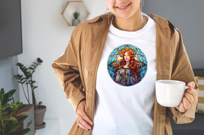 Stained Glass Fantasy Goddess Bundle Sublimation Designangry 
