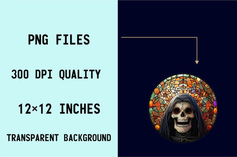 Stained Glass Halloween Art Sublimation Clipart Bundle Sublimation SVGArt 
