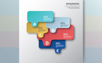 Staircase of abstract squares 3d infographic with icons and 5 options or steps. Isometric staircase. Can be used for workflow layout, banner, diagram, webdesign. SVG naemmiah021 