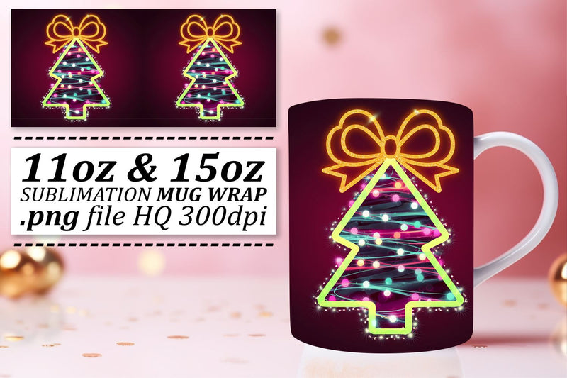 stand out today! , Unique styles for sublimation wraps, Neon Xmas Sublimation afrosvg 