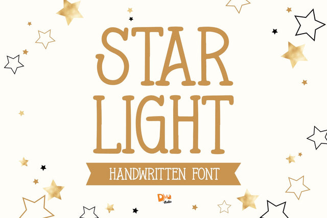 Star Light Font Dm Letter Studio 