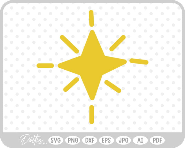 Star Shape SVG DottieDigitals 