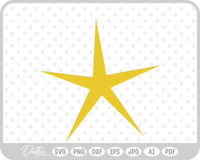Star Shape SVG DottieDigitals 