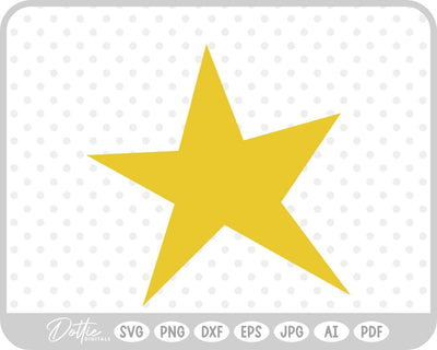 Star Shape SVG DottieDigitals 