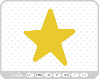 Star Shape SVG DottieDigitals 