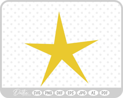 Star Shape SVG DottieDigitals 