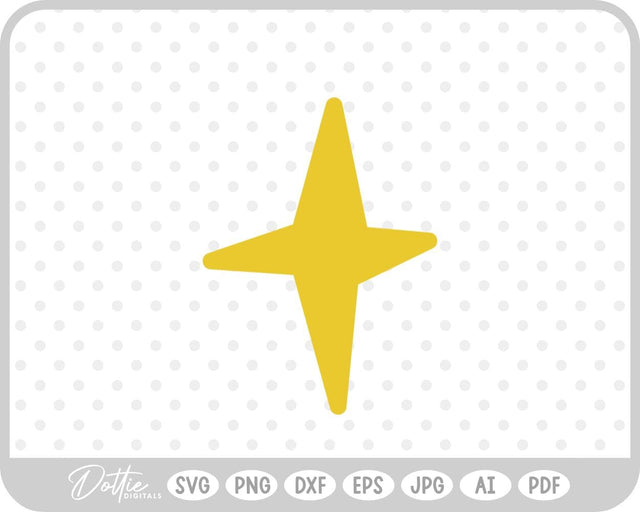 Star Shape SVG DottieDigitals 