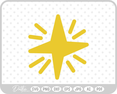 Star Sparkles Cluster SVG DottieDigitals 