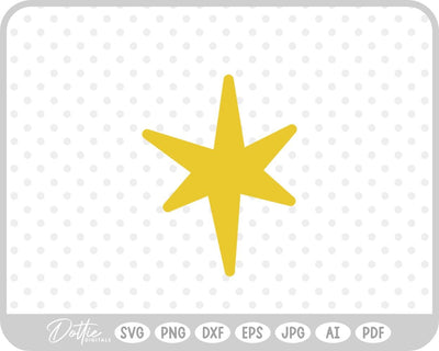 Star Sparkles Cluster SVG DottieDigitals 