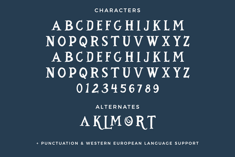 Starborne Serif - A Tarot Font Font Beck McCormick 