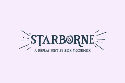 Starborne Serif - A Tarot Font Font Beck McCormick 