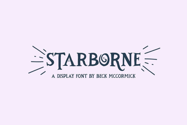 Starborne Serif - A Tarot Font Font Beck McCormick 