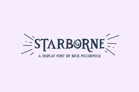 Starborne Serif - A Tarot Font Font Beck McCormick 