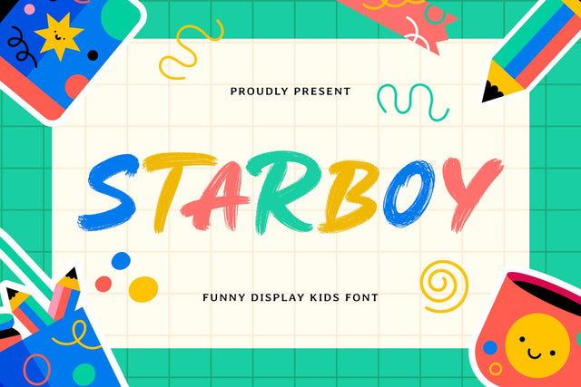 Starboy Font Mozarella 
