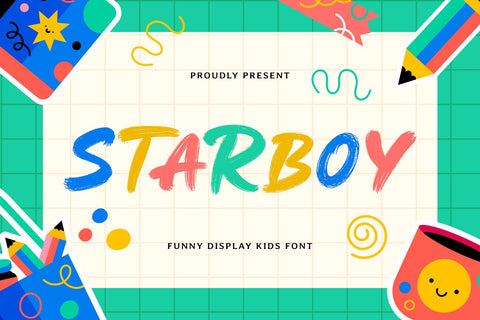 Starboy Font Mozarella 