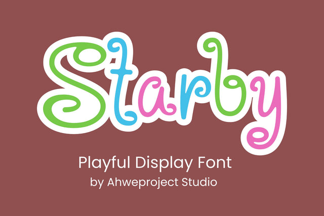 Starby Font ahweproject 