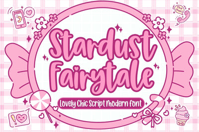 Stardust Fairytale Font Studio Natural Ink 