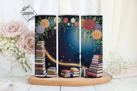 Stardust & Stories Magical Book Tumbler Sublimation sassyprint 