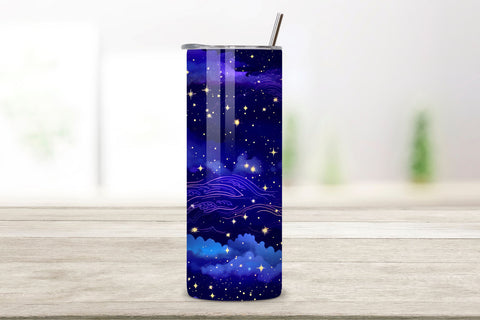 Starry Constellations Tumbler Wrap | Seamless Wrap Design, Galaxy Tumbler Design for 20oz Tumblers, Tumbler Wrap, Sublimation Design, Can be used for Sublimation & More! Stars, Space Sublimation FloridPrintables 
