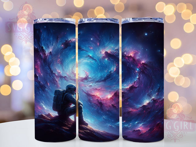 Starry Galaxy Universe Tumbler, Space Sublimation, 20Oz Tumbler Design, Cosmic Art Printable, Starry Galaxy Wrap, Universe Theme Design, Nebula Tumbler Wrap Sublimation SvggirlplusArt 