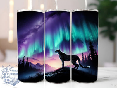 Starry Night Cheetah Tumbler Wrap, Starry Night Animal Print, 20oz Tumbler Sublimation, Van Gogh Inspired Design, Wild Cat Aesthetic, Galaxy Safari Art, Celestial Jungle Theme Sublimation ToriDesigns 