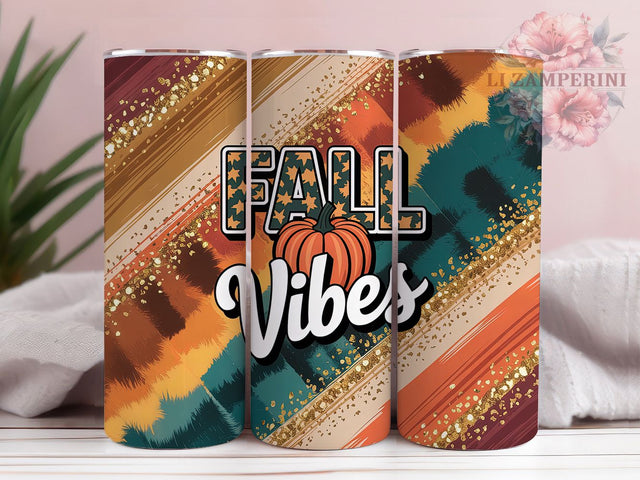Starry Pumpkin Fall Vibes Tumbler, Pumpkin Leaves Wrap, Milky Way Cup, 20oz Sublimation, Autumn Night Mug, Starry Fall Tumbler, Cozy Autumn Drinkware Sublimation Li Zamperini 