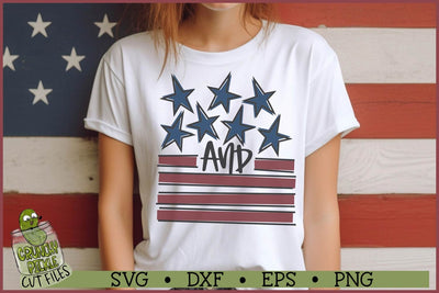 Stars and Stripes Layered SVG File SVG Crunchy Pickle 