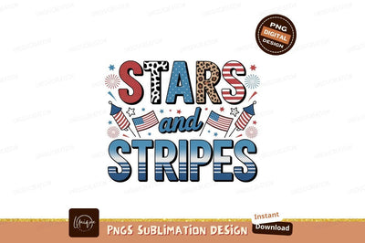 Stars and Stripes Patriotic Design america flag Sublimation Designangry 