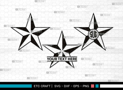 Stars Monogram, Stars Silhouette, Stars SVG, Glowing Stars Svg, Shooting Stars Svg, Sparkle Stars Svg, Sparkles Svg, SB00535 SVG ETC Craft 