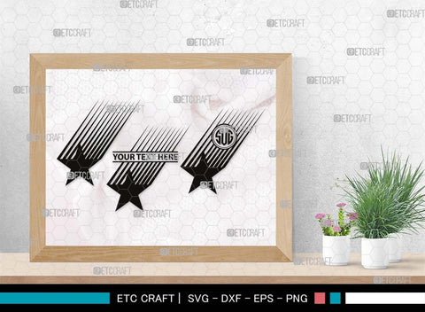 Stars Monogram, Stars Silhouette, Stars SVG, Glowing Stars Svg, Shooting Stars Svg, Sparkle Stars Svg, Sparkles Svg, SB00535 SVG ETC Craft 