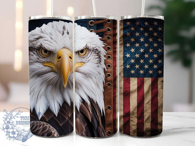 Stars & Stripes Freedom Eagle Tumbler, Eagle Sublimation PNG, Patriotic Tumbler Wrap, USA Pride Tumbler, 4th Of July Tumbler, Freedom Eagle Design, Veteran Gift Tumbler Sublimation ToriDesigns 