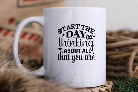 Start the day thinking about all that you are SVG Angelina750 
