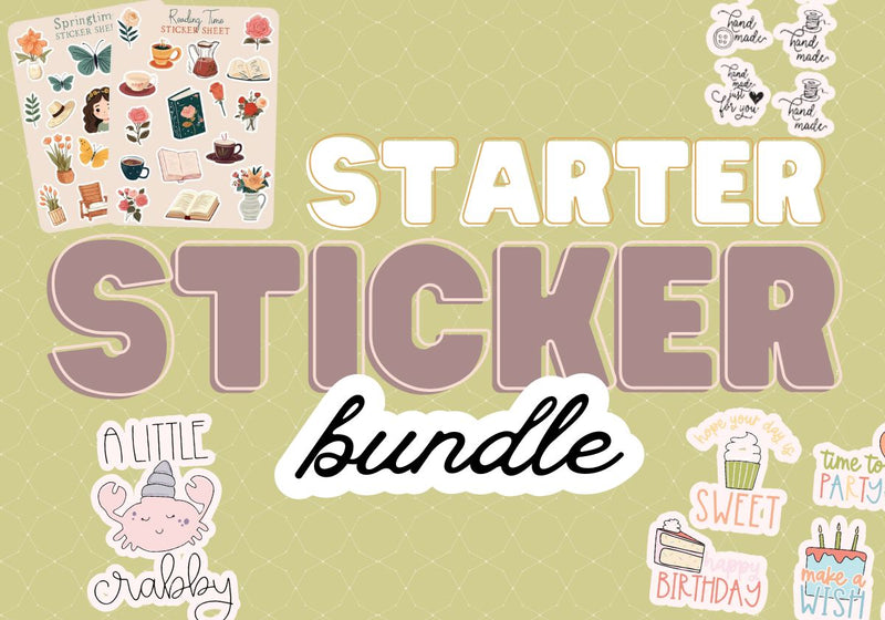 Starter Sticker Bundle [90% Off] Bundle So Fontsy Design Shop 