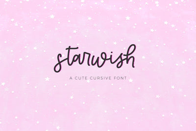 Starwish Script Font Beck McCormick 